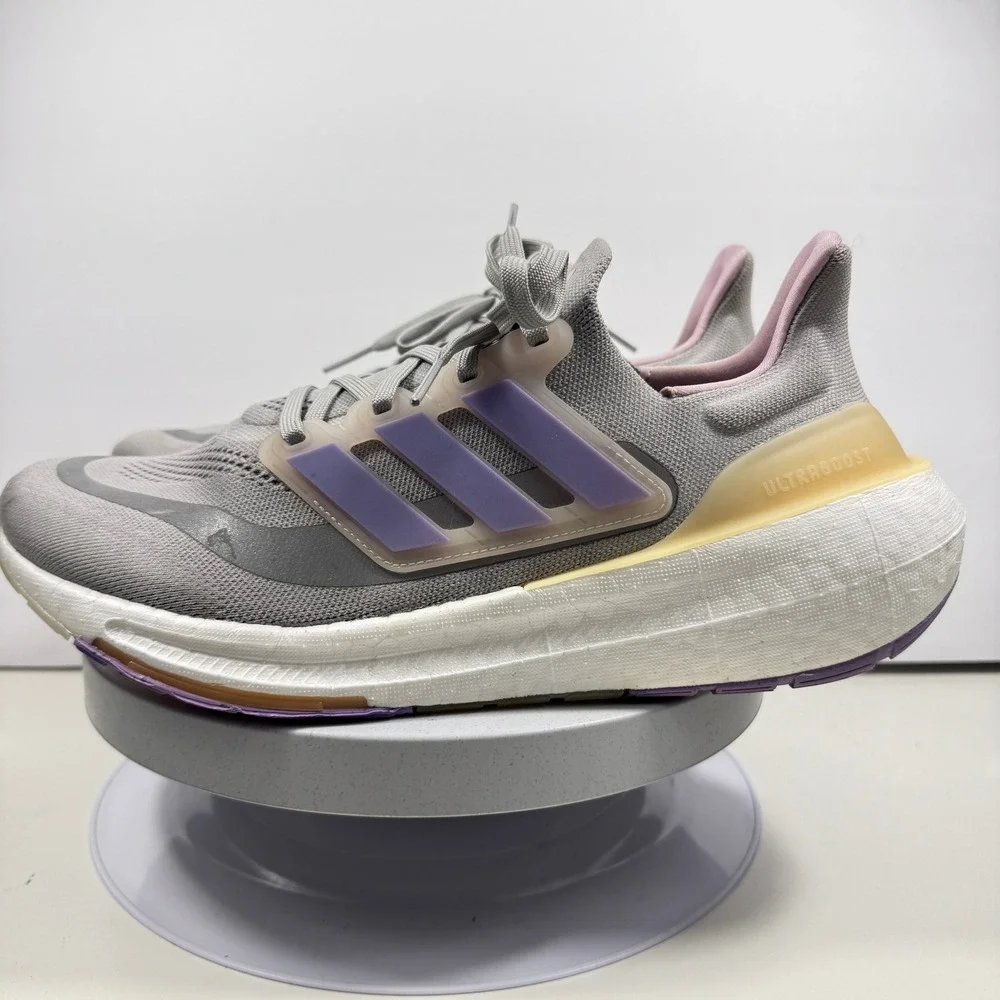 Adidas Ultraboost Light Women's Running Shoes Gray Purple Size 11‎ IE1762